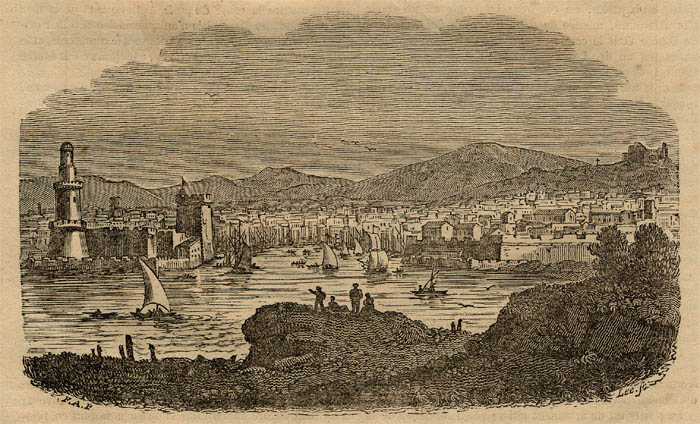 Marseille vieux port 1833