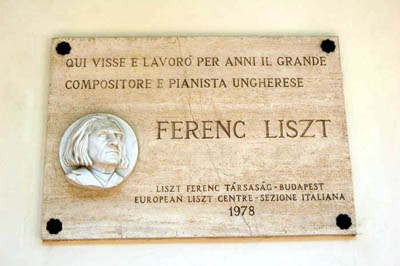 Tivoli-Liszt-plaque