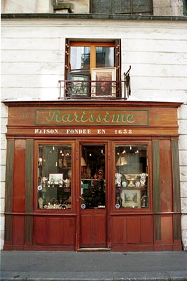 Antiques shop
