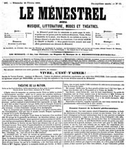 Le Ménestrel