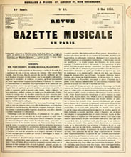 Revue et gazette musicale