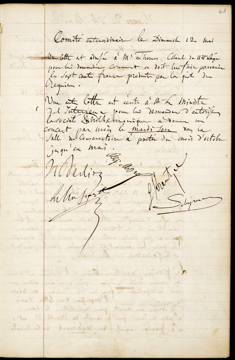 Procès verbal 12 mai 1850