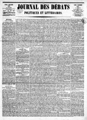 Journal des Débats 9 novembre 1863