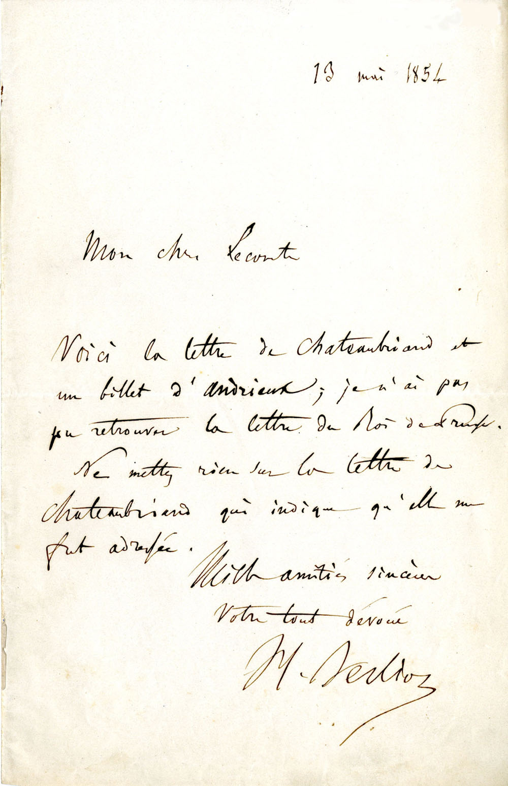 Letter 13 May 1854