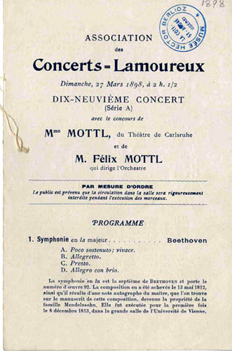 Concert 27/3/1898