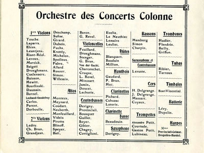 Orchestre Colonne