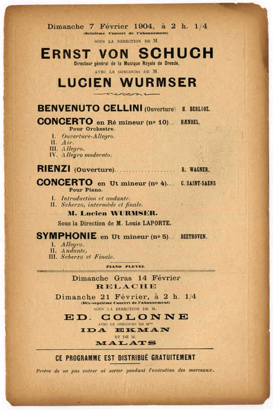 Concert 7/2/1904