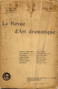 Revue d'art dramatique 1900