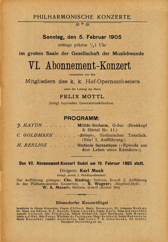 Concert 5/2/1905