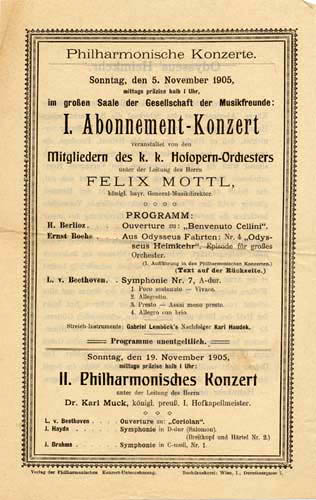 Concert 5/11/1905