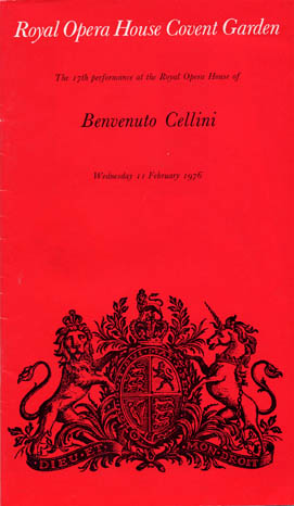 Benvenuto Cellini 1976