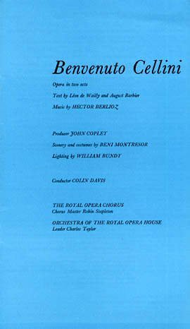 Benvenuto Cellini 1976