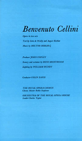 Benvenuto Cellini 1976