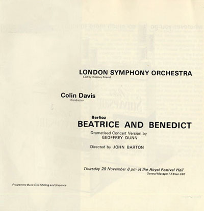 Beatrice and Benedict