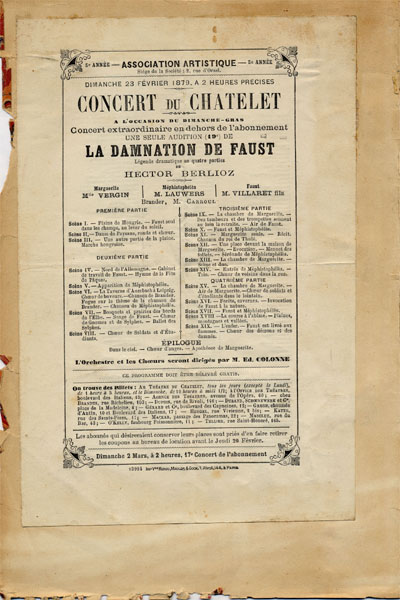 Concert 23/2/1879