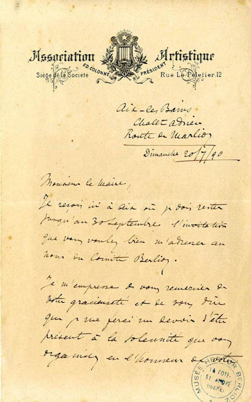 lettre p. 1