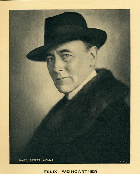 Weingartner May 1923