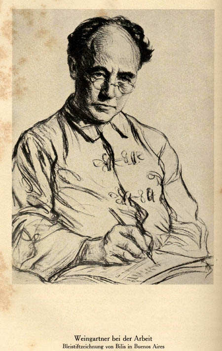 Weingartner in 1922