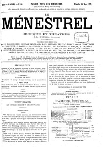 Le Ménestrel