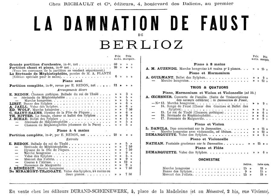 La Damnation de Faust